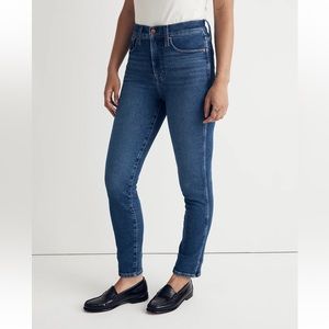 Madewell Women’s Curvy High-rise Straight Skinny‎  Blue Jeans 29